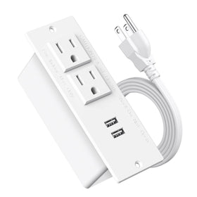 Jgstkcity conference recessed power strip on table top for easy access during meetings