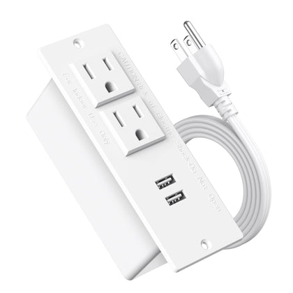Jgstkcity conference recessed power strip on table top for easy access during meetings