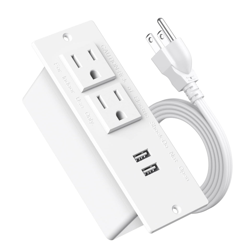 Jgstkcity conference recessed power strip on table top for easy access during meetings