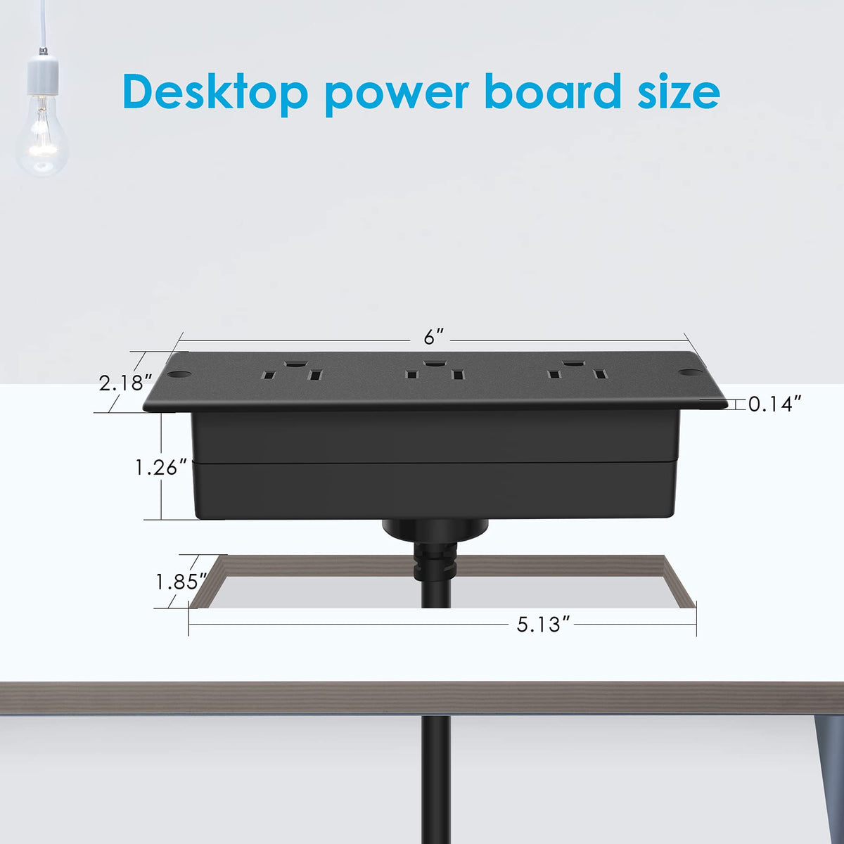 Jgstkcity 6ft cord and flat plug detail for low-profile connection