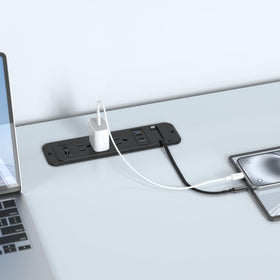 Jgstkcity flat 6ft extension cord with angled plug showing space-saving routing