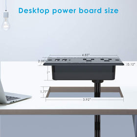 Jgstkcity flush-mount desk outlet blends with furniture
