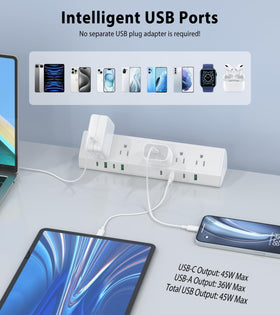 Jgstkcity in-use home office setup with multiple devices charging for tidy workspace benefit