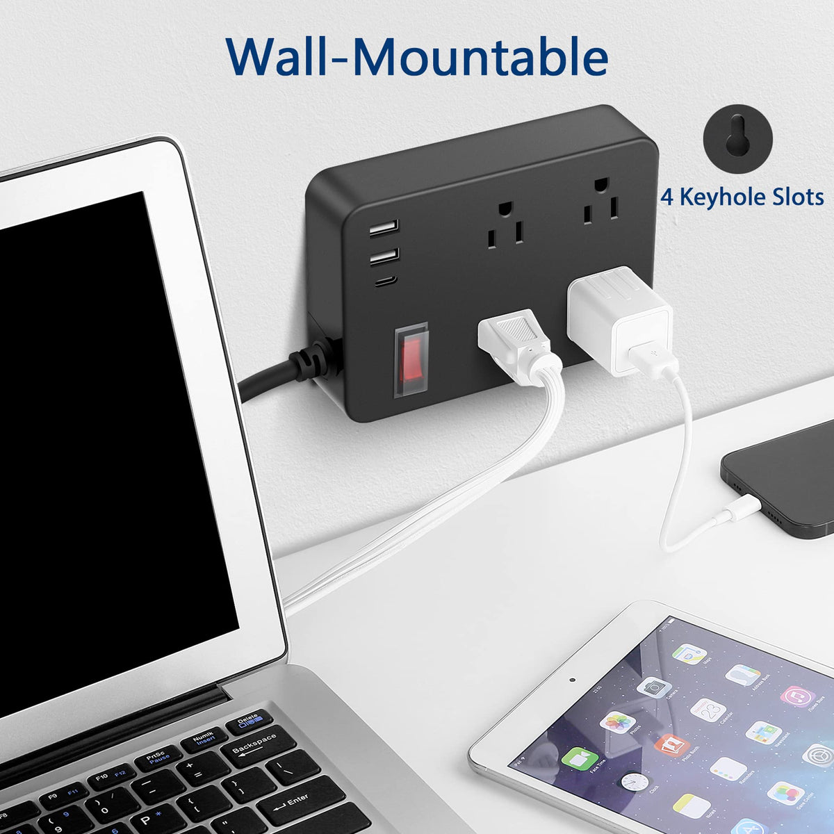 Jgstkcity powering patio lights while charging a phone, enables outdoor entertaining safely