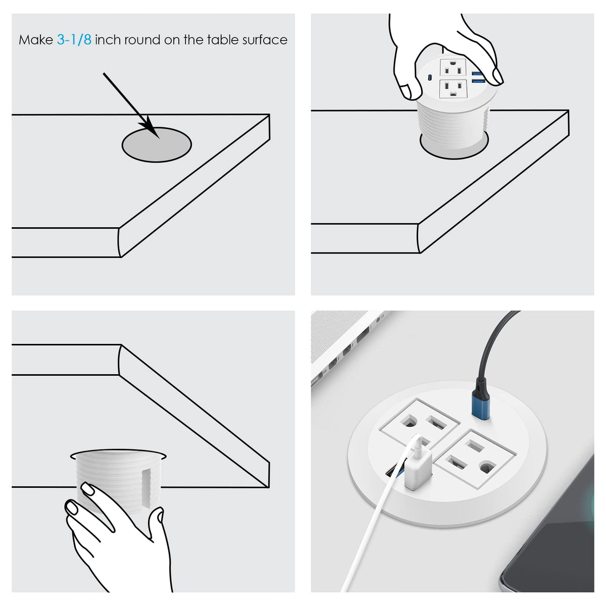 Jgstkcity installed on a modern desk showing clean workspace and easy access