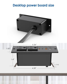 Jgstkcity lifestyle bedside setup reduces clutter and organizes devices