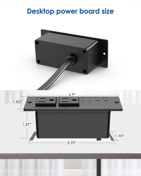 Jgstkcity on a bedside table powering devices, convenient charging