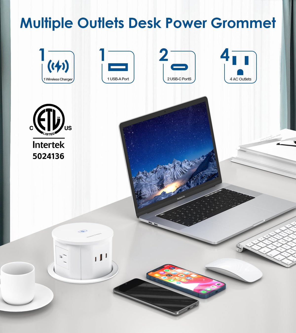 Jgstkcity pop-up outlet showing four outlets for a busy workstation