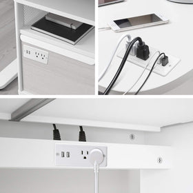 Jgstkcity space-saving desk power station supports multiple devices neatly.