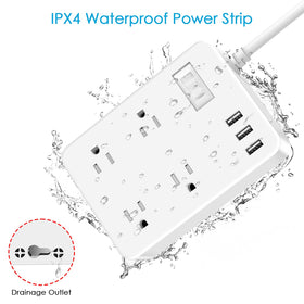 Jgstkcity power strip wall-mount design ready for easy access.