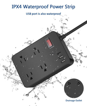 Jgstkcity splash-proof drainage detail, protects electronics from light rain and splashes