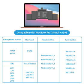 JGTM battery installed in MacBook Pro demonstrating restored runtime benefit