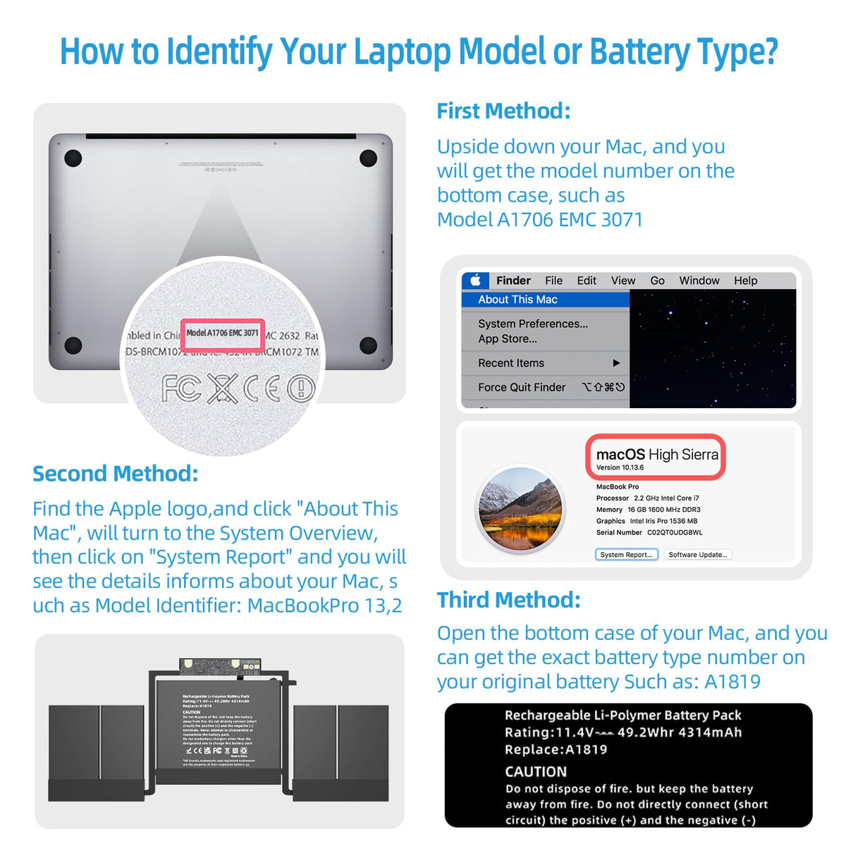 JGTM battery installed inside MacBook Pro 13" Touch Bar, restoring original runtime