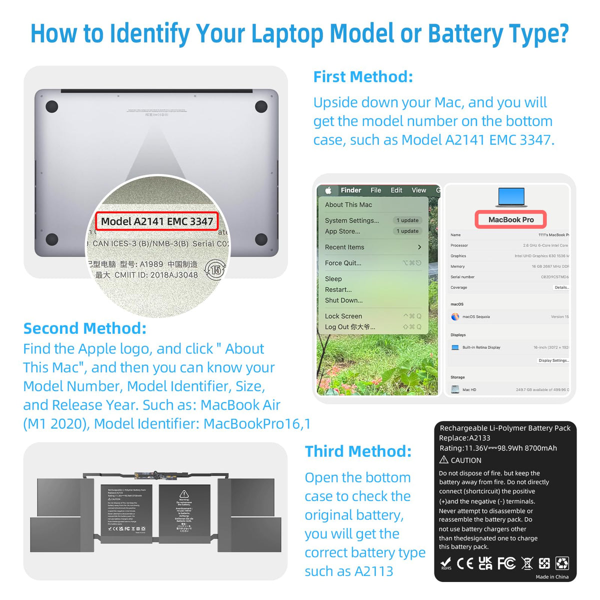 JGTM A2141 battery capacity specs suggest long-lasting charge potential.