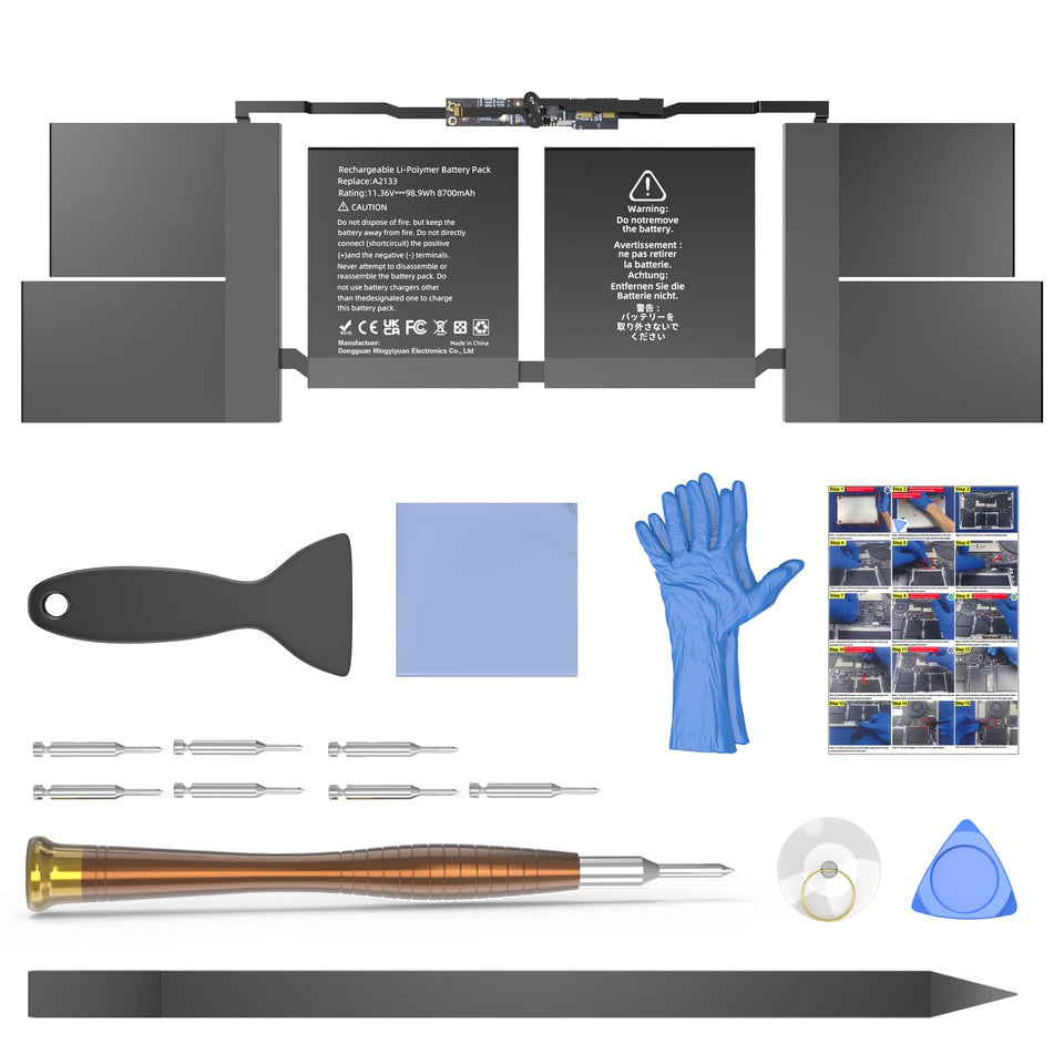 The JGTM A2141 battery inside view shows high capacity for MacBook Pro 16-inch.