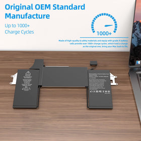 JGTM battery in a desk workspace illustrating reliable power for productivity benefit