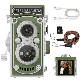 JH mini retro front view showing vintage design and easy framing benefit