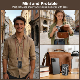 JH Mini Retro TLR camera is a compact travel companion.