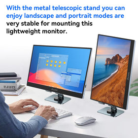 Jhcztrk built-in speakers provide clear stereo sound for movies and calls.