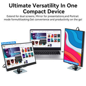 Jhcztrk monitor with premium metal frame for durability.