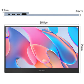 Jhcztrk monitor USB-C connectivity for easy plug-and-play.