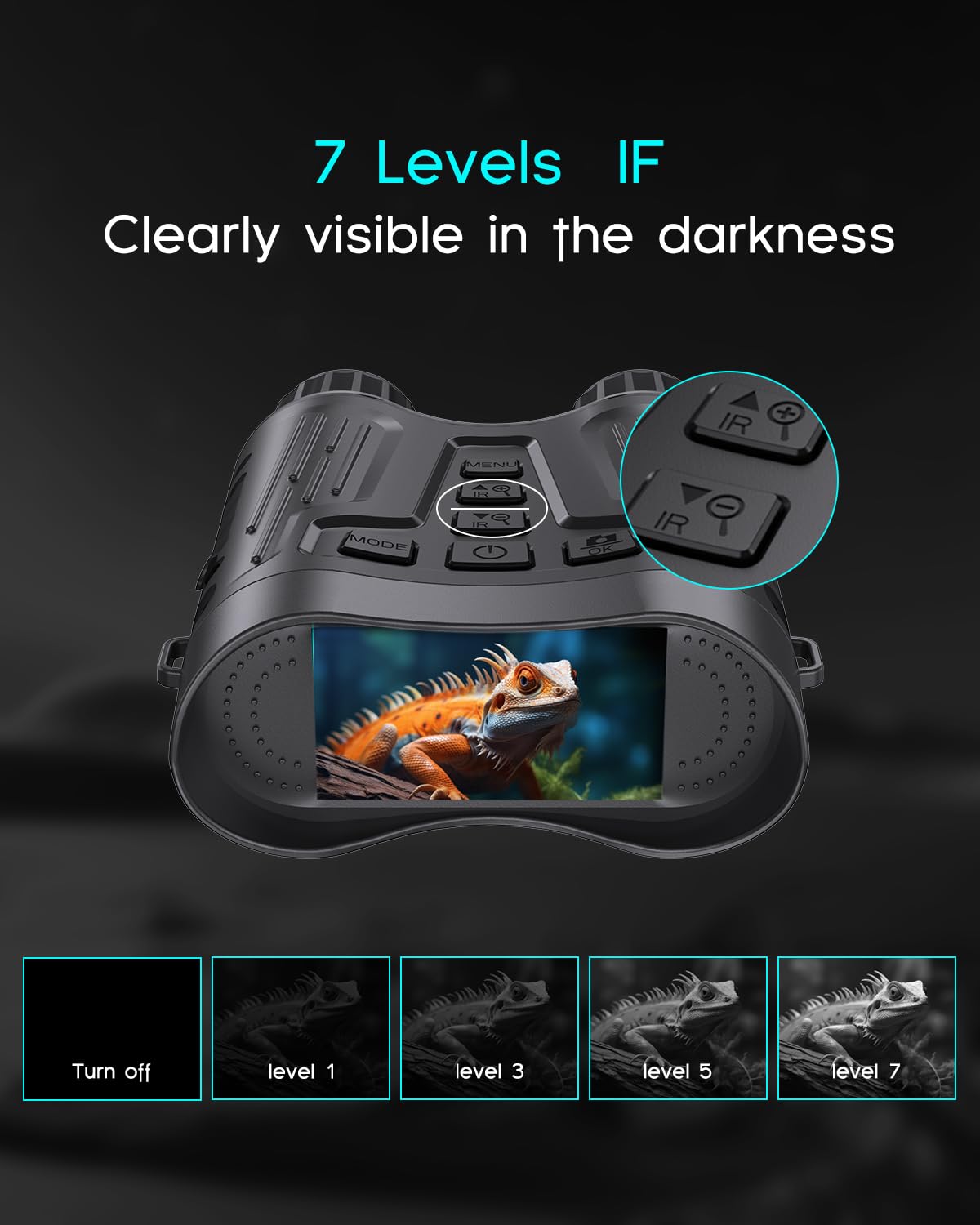 JHdril 4K binoculars deliver full-color night vision for day and night