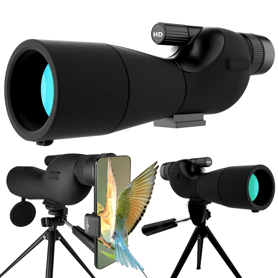 JHdril monocular telescope with tripod included for instant outdoor viewing