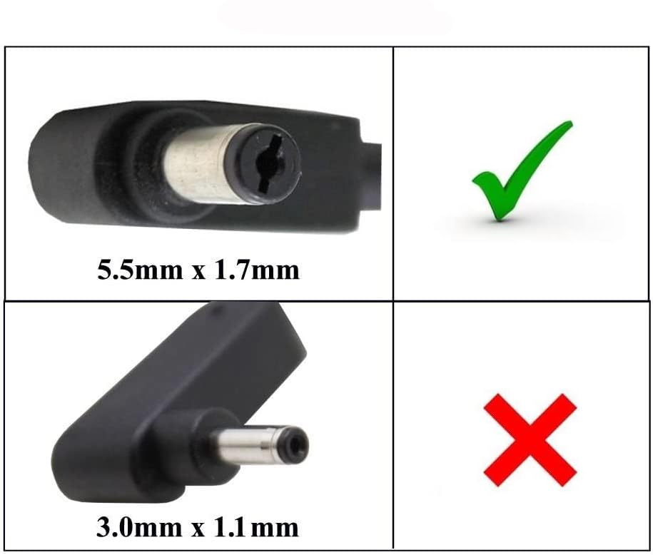 JHZL 19V 2.37A output visible on label for safe power