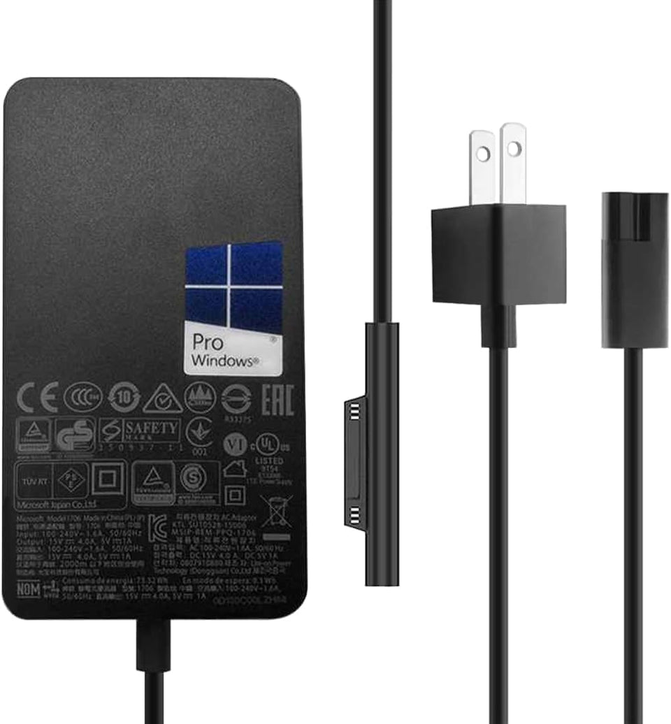 JHZL front view of pro charger showing compact adapter and power cord benefit quick replacement
