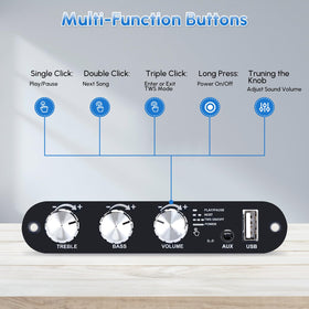 JIAATGA ZK-1001U TWS pairing demonstrated for true stereo.