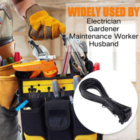JIAHCN outdoor use cable management for fences and garden setups.