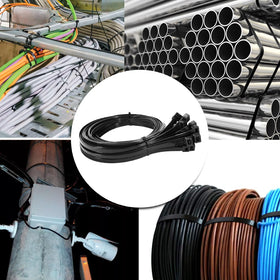 JIAHCN wide lock design zip tie ensures secure fastening for industrial tasks.