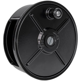 JIANBENKJ Tie Wire Reel Wheel close-up showing the 6.25-inch coil holder for smooth dispensing.