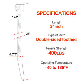 JIANYANG double-sided toothed design provides secure grip.