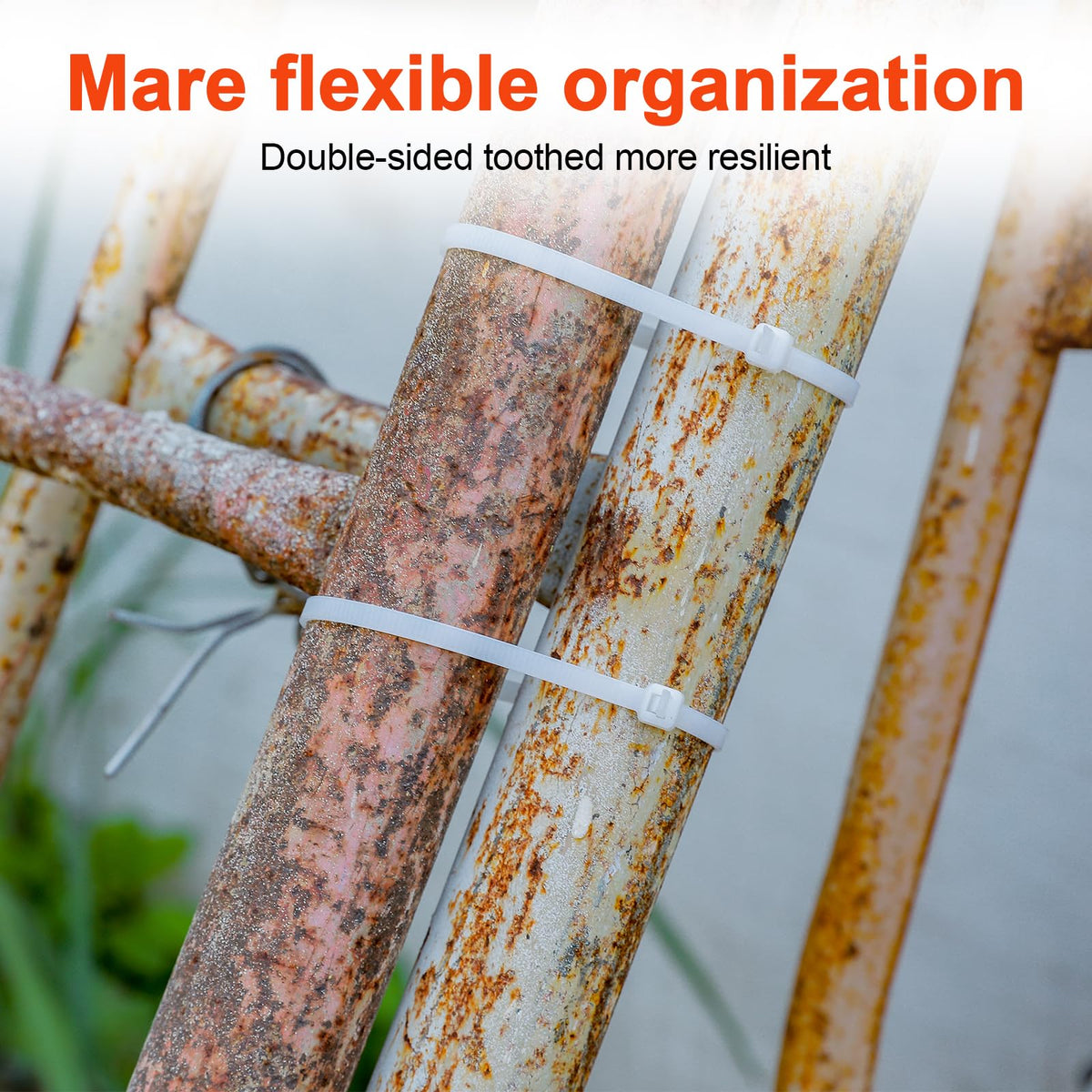 JIANYANG indoor/outdoor zip ties suitable for home and garden installations