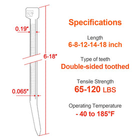 JIANYANG close-up of double-sided toothed head demonstrating stronger grip and reliability