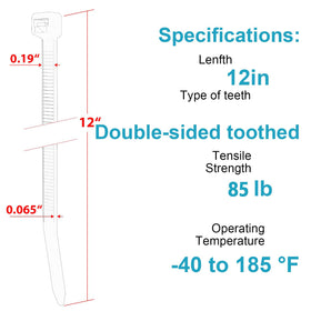 JIANYANG close-up of double-sided teeth illustrating stronger secure lock