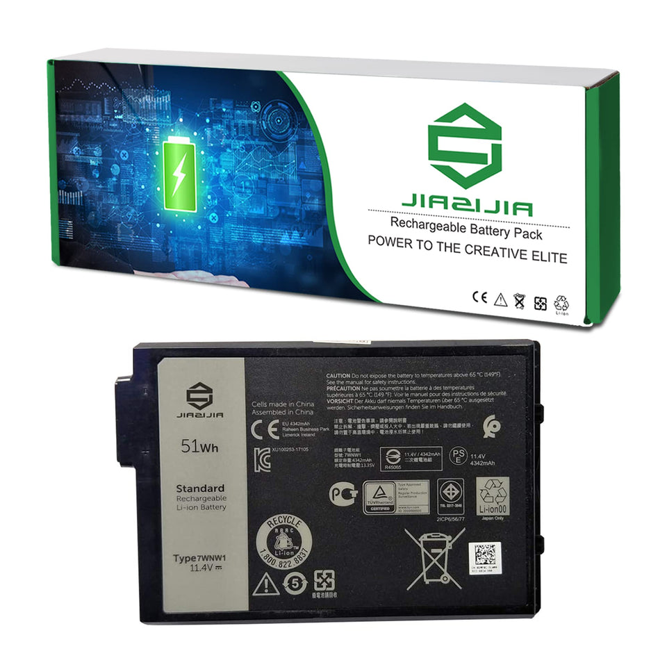 JIAZIJIA front view of 7WNW1 battery showing label for quick identification and fit