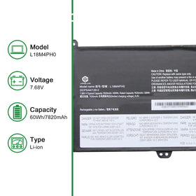 JIAZIJIA battery label close-up showing model numbers and specs for compatibility confirmation