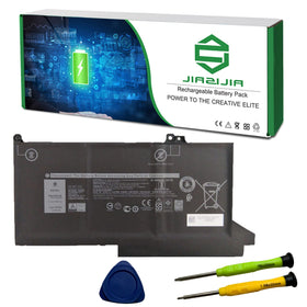 JIAZIJIA battery front view showing form factor and quick fit benefit
