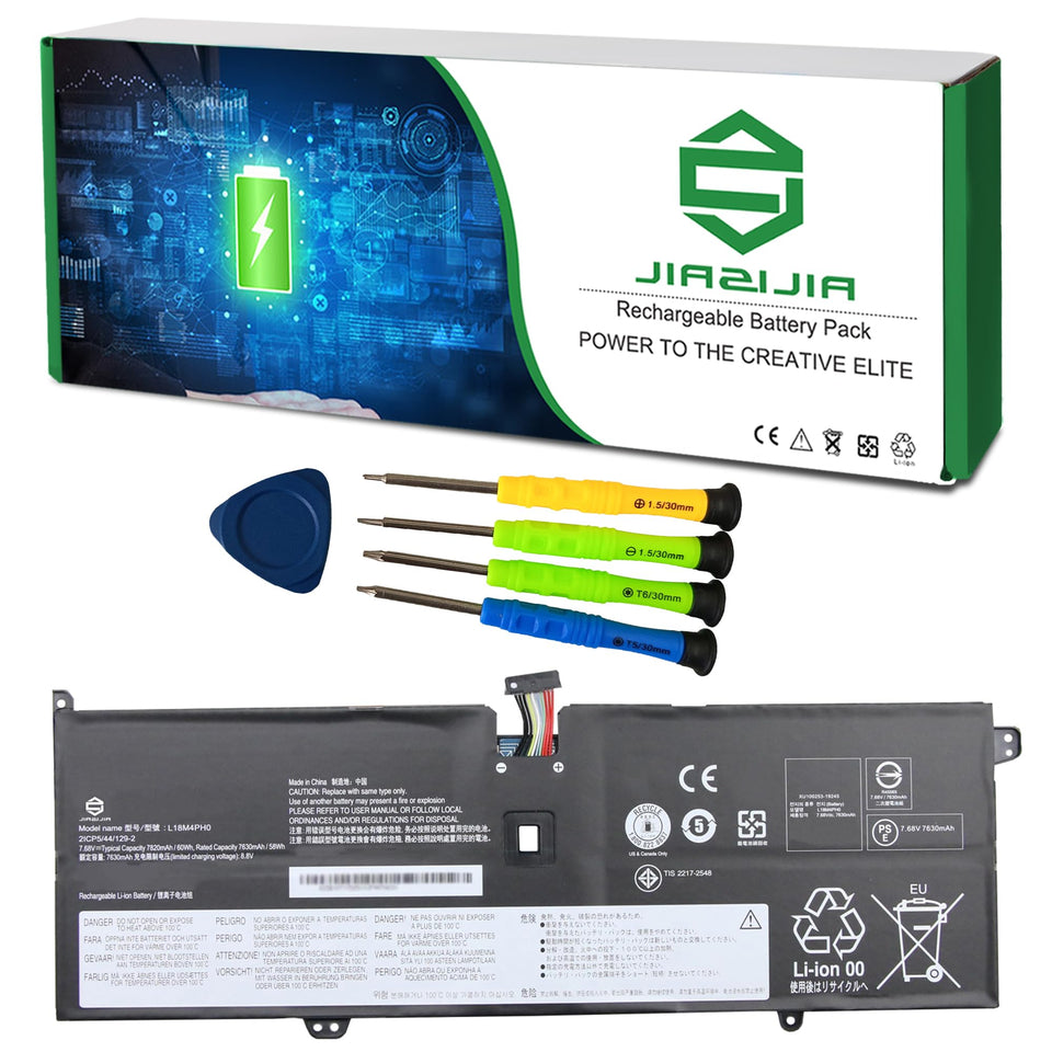 JIAZIJIA front view of laptop battery pack showing fit and finish for quick identification