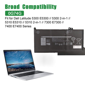 JIAZIJIA battery installed in Dell laptop demonstrating restored runtime benefit