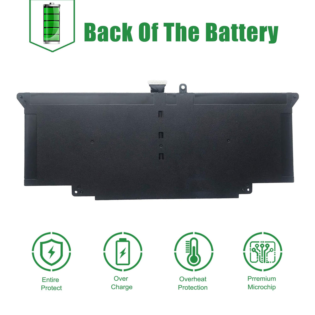 JIAZIJIA battery on workstation with laptop illustrating restored portable power benefit