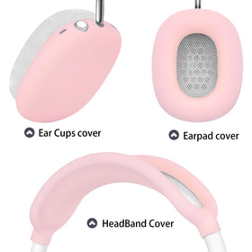 Jiboku AirPods Max 360 protection silicone case shields from dust and dings.