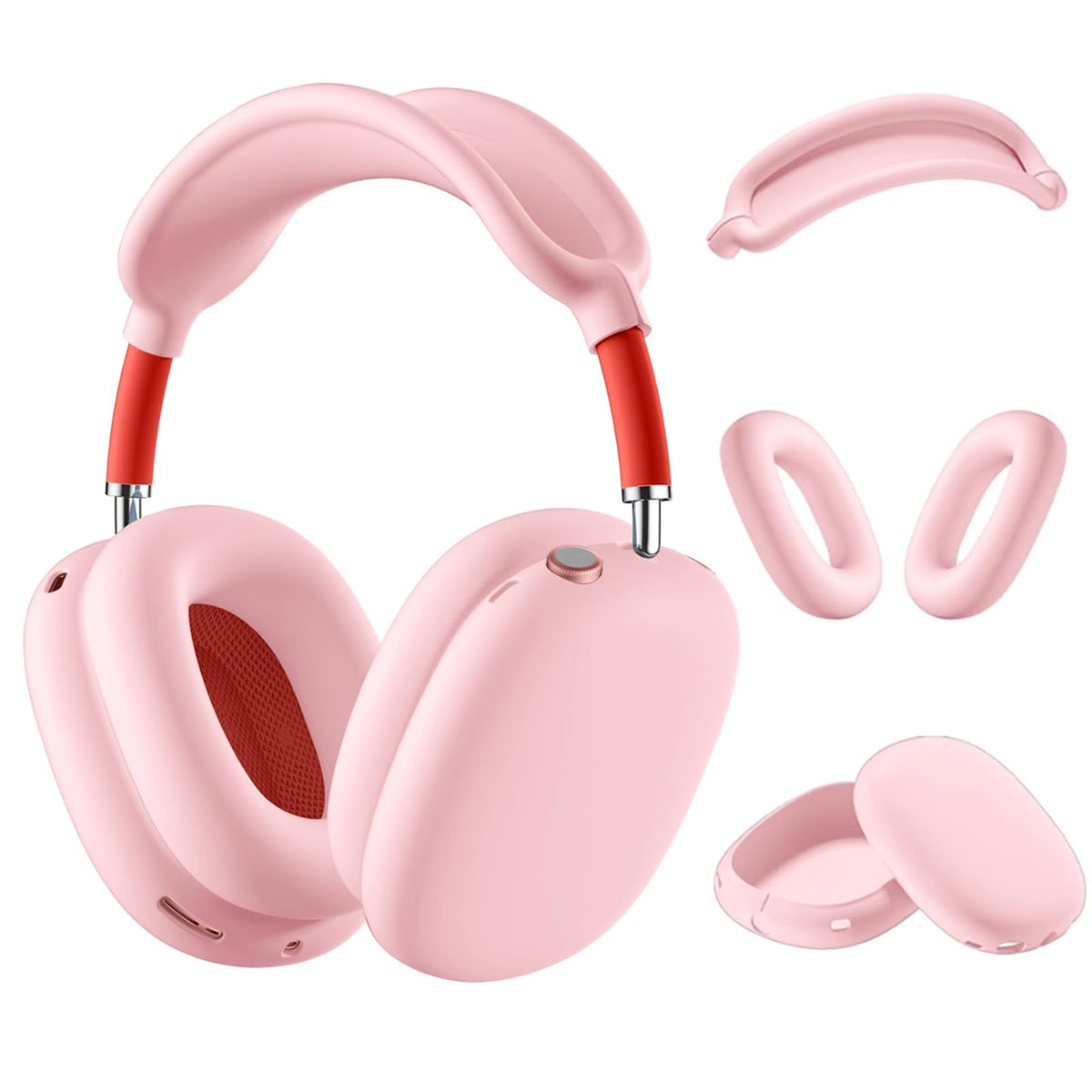 Jiboku AirPods Max ear cups cover protects against daily scratches.