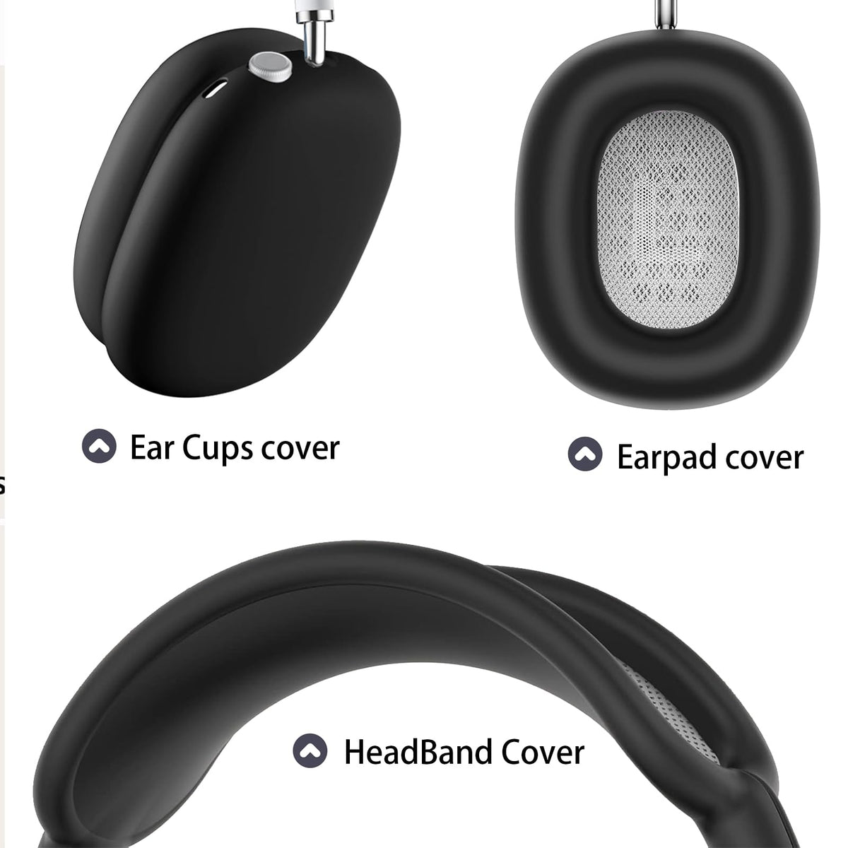 Jiboku AirPods Max earpad covers keep cushions clean and comfortable.
