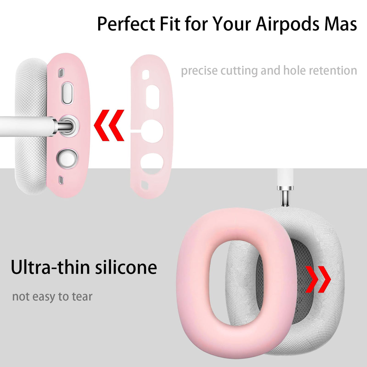 Jiboku AirPods Max headband cover guards the headband from wear.