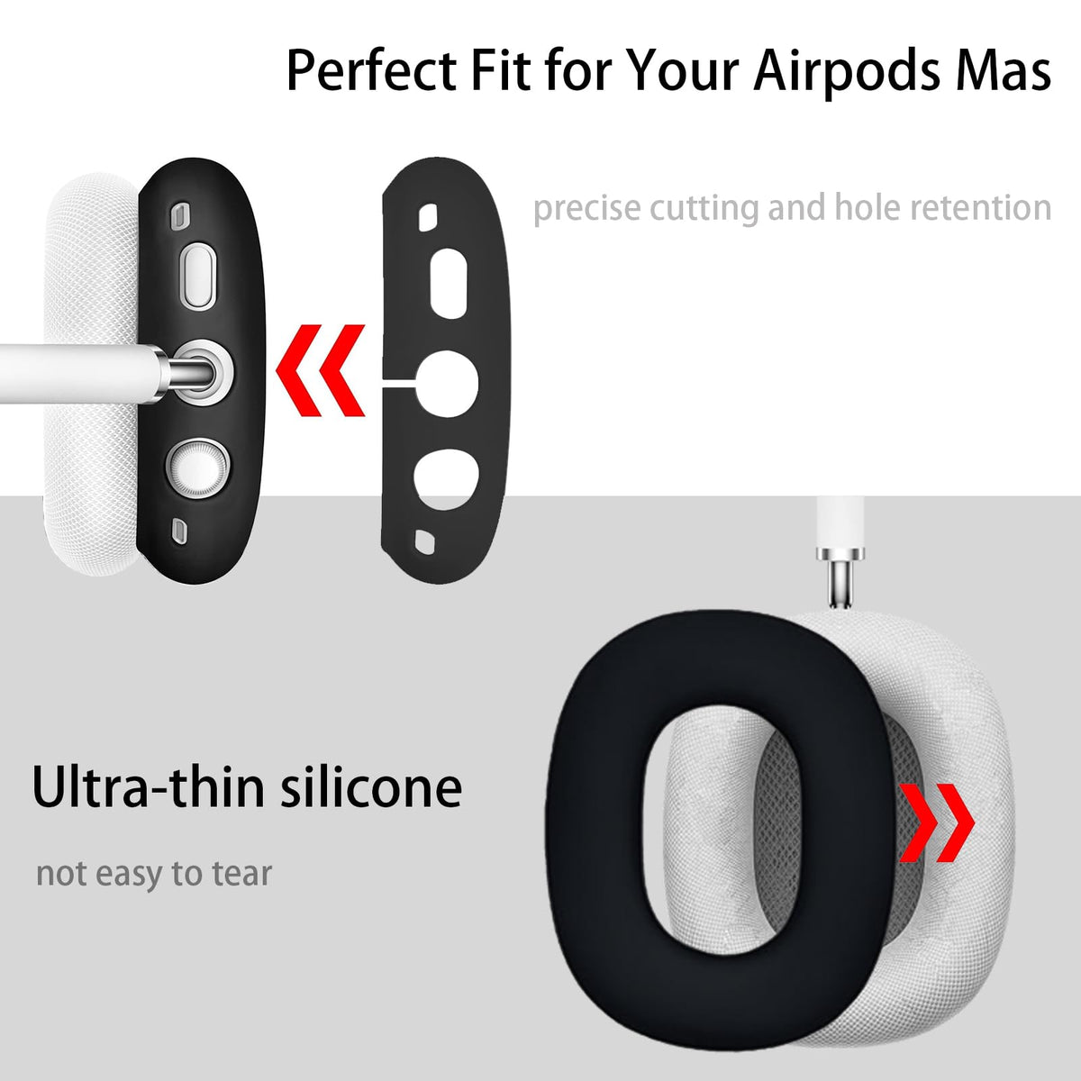 Jiboku AirPods Max headband cover offers soft, durable protection during workouts.