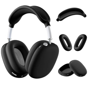 Jiboku AirPods Max silicone case cover shields against scratches and fingerprints.