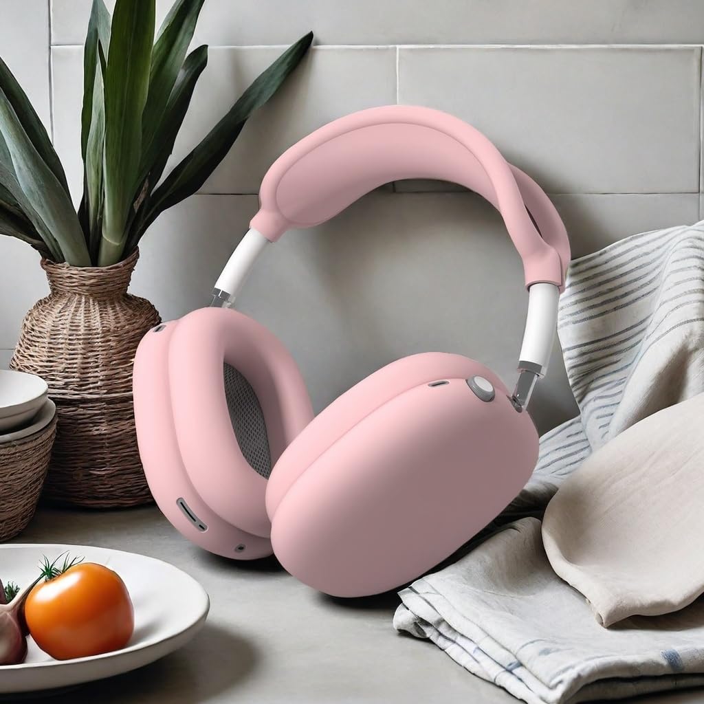 Jiboku AirPods Max silicone skin offers anti fingerprint surface and soft feel.